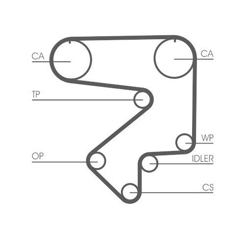 CONTINENTAL CTAM Zahnriemen