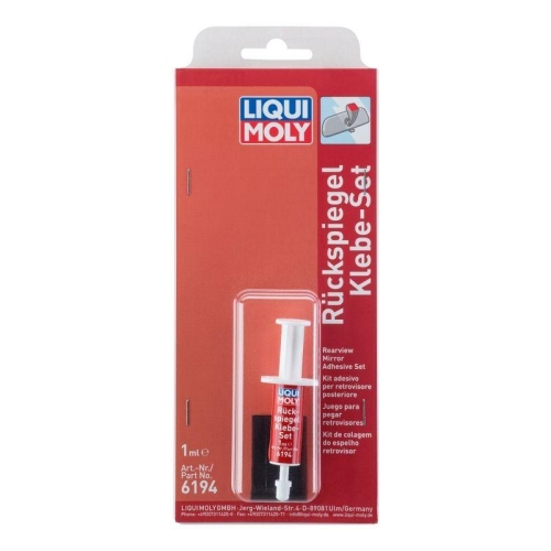 LIQUI MOLY Kartusche, Hei&szlig;kleber R&uuml;ckspiegel-Klebe-Set
