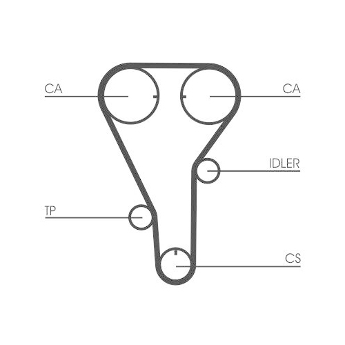 CONTINENTAL CTAM Zahnriemen