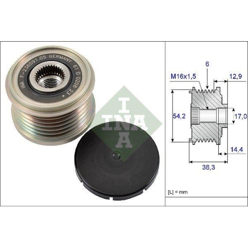 Schaeffler INA Generatorfreilauf