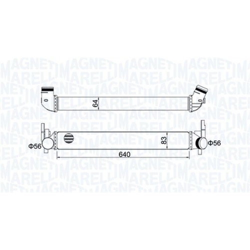 MAGNETI MARELLI Ladeluftkühler