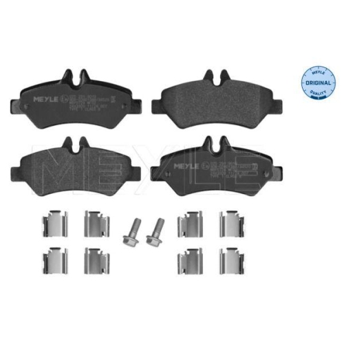 MEYLE Bremsbelagsatz, Scheibenbremse MEYLE-ORIGINAL: True to OE.