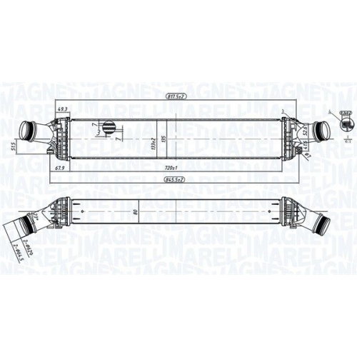 MAGNETI MARELLI Ladeluftkühler