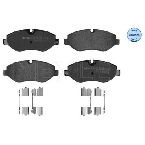 MEYLE Bremsbelagsatz, Scheibenbremse MEYLE-ORIGINAL: True to OE.