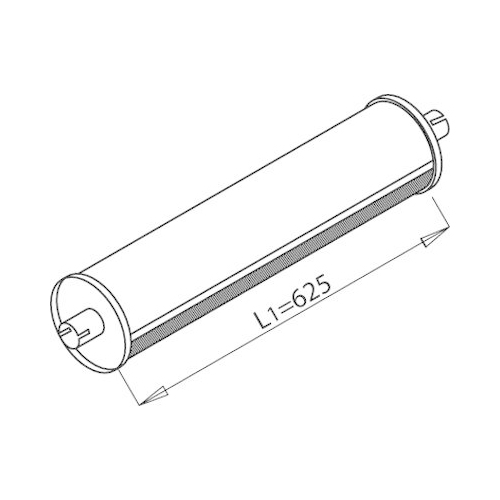 DINEX Mittel-/Endschalld&auml;mpfer