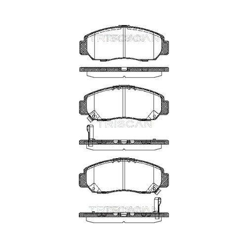 TRISCAN Bremsbelagsatz, Scheibenbremse
