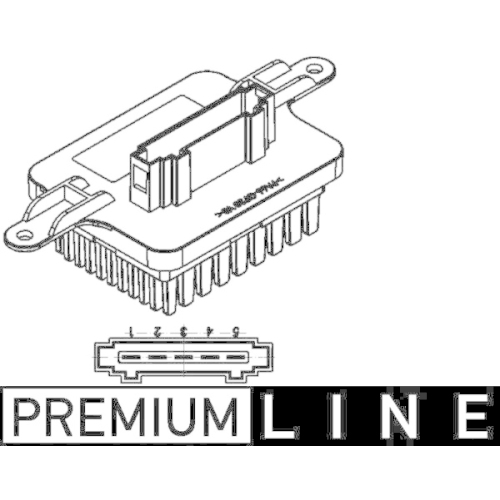 MAHLE Regler, Innenraumgebläse BEHR *** PREMIUM LINE ***