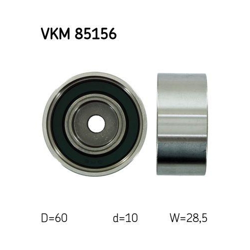 SKF Umlenk-/F&uuml;hrungsrolle, Zahnriemen