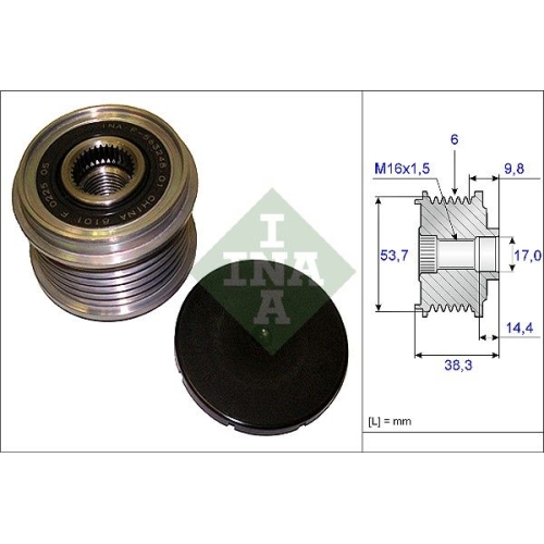 Schaeffler INA Generatorfreilauf