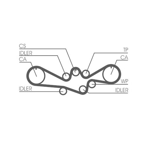 CONTINENTAL CTAM Zahnriemen