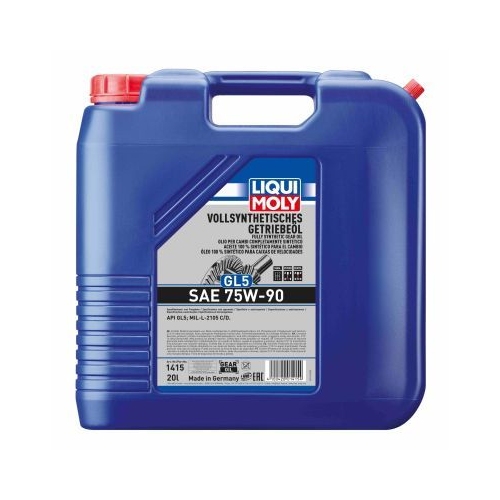 LIQUI MOLY Achsgetriebeöl Vollsynthetisches Getriebeöl (GL5) SAE 75W-90