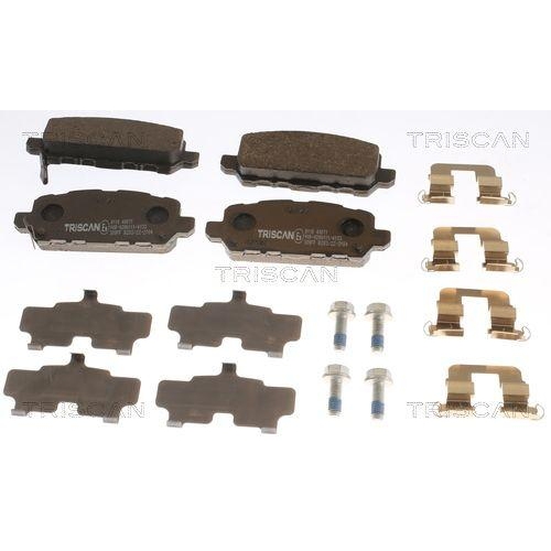TRISCAN Bremsbelagsatz, Scheibenbremse