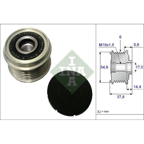 Schaeffler INA Generatorfreilauf