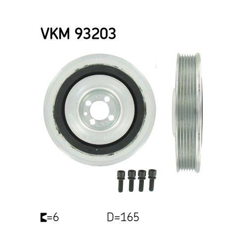 SKF Riemenscheibe, Kurbelwelle