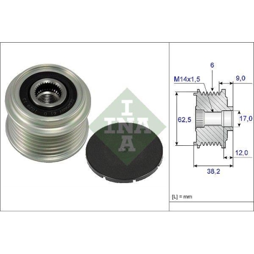 Schaeffler INA Generatorfreilauf