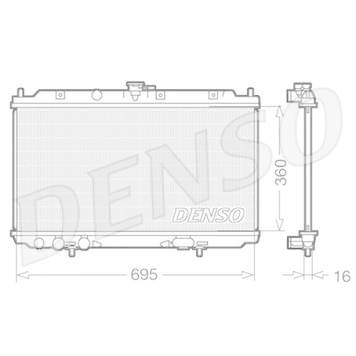 DENSO Kühler, Motorkühlung