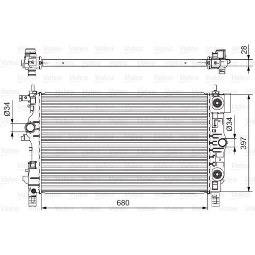 VALEO Kühler, Motorkühlung