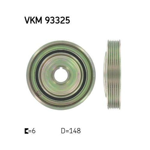 SKF Riemenscheibe, Kurbelwelle