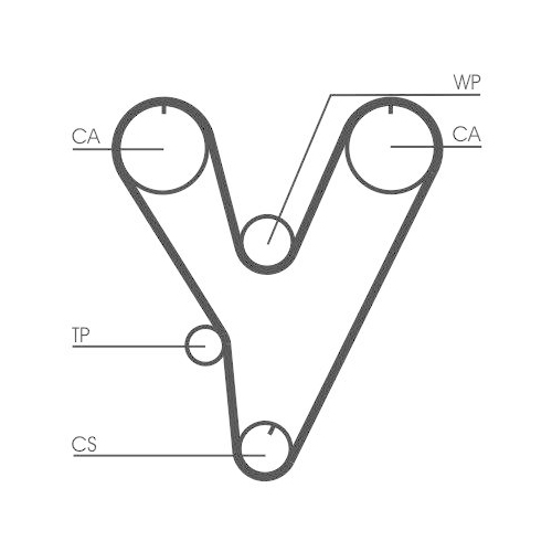 CONTINENTAL CTAM Zahnriemen