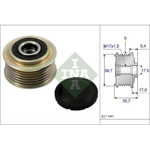 Schaeffler INA Generatorfreilauf