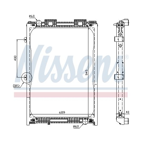 NISSENS Kühler, Motorkühlung