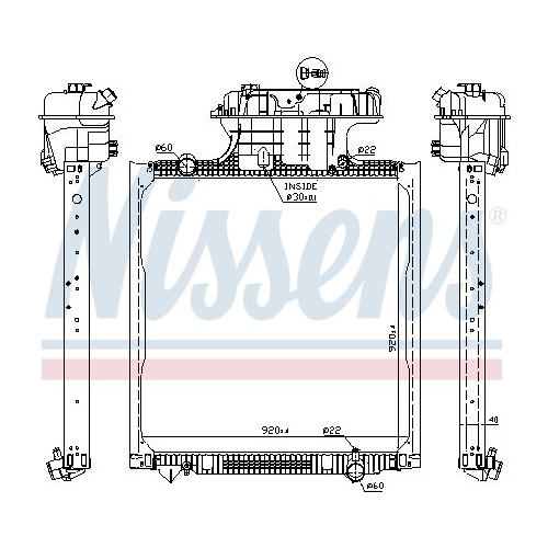 NISSENS Kühler, Motorkühlung