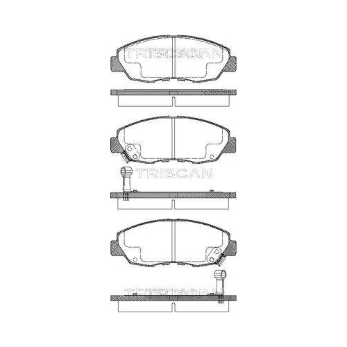 TRISCAN Bremsbelagsatz, Scheibenbremse