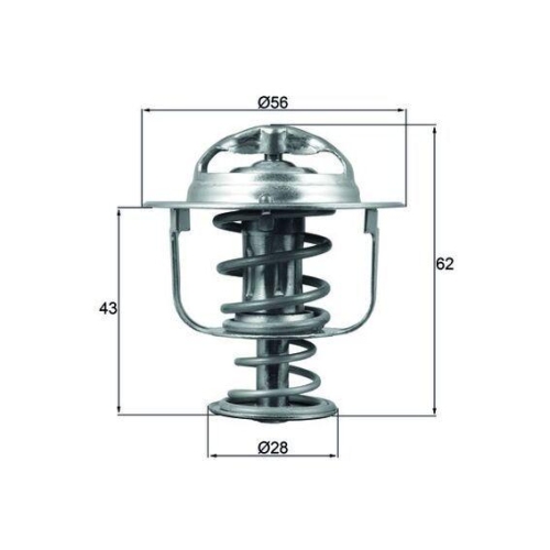 MAHLE Thermostat, K&uuml;hlmittel BEHR