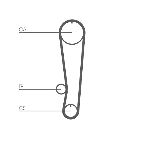 CONTINENTAL CTAM Zahnriemen