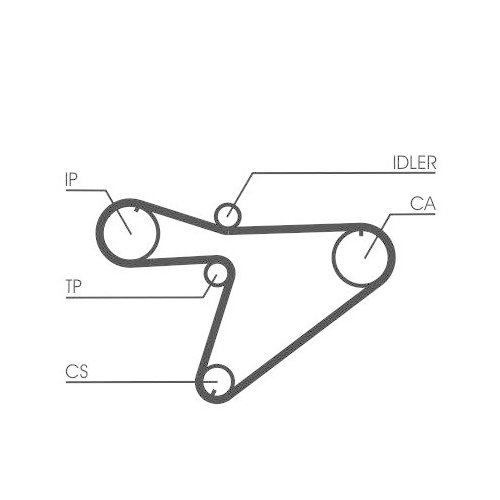 CONTINENTAL CTAM Zahnriemen
