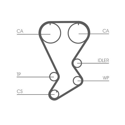 CONTINENTAL CTAM Zahnriemen