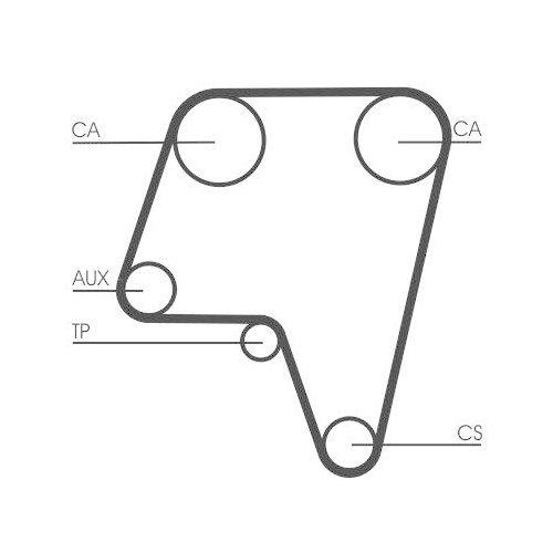 CONTINENTAL CTAM Zahnriemen