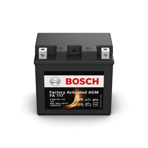 BOSCH Starterbatterie Factory Activated AGM