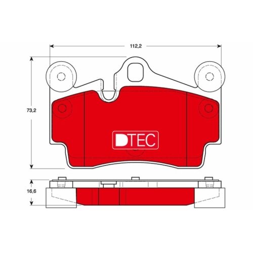 TRW Bremsbelagsatz, Scheibenbremse DTEC COTEC