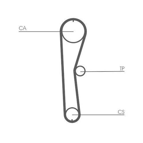 CONTINENTAL CTAM Zahnriemen