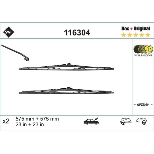 SWF Wischblatt DAS ORIGINAL SET