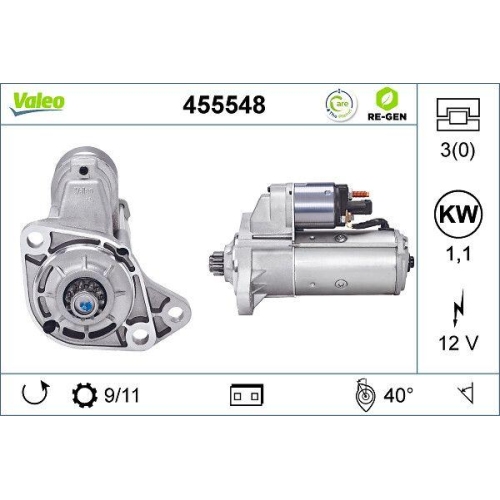 VALEO Starter VALEO RE-GEN AT