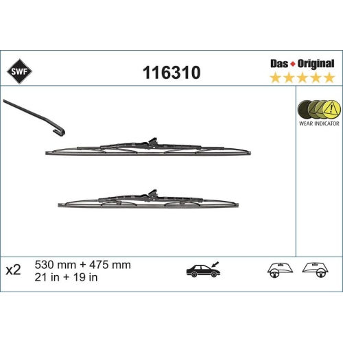SWF Wischblatt DAS ORIGINAL SET