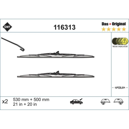SWF Wischblatt DAS ORIGINAL SET