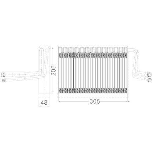 MAHLE Verdampfer, Klimaanlage BEHR