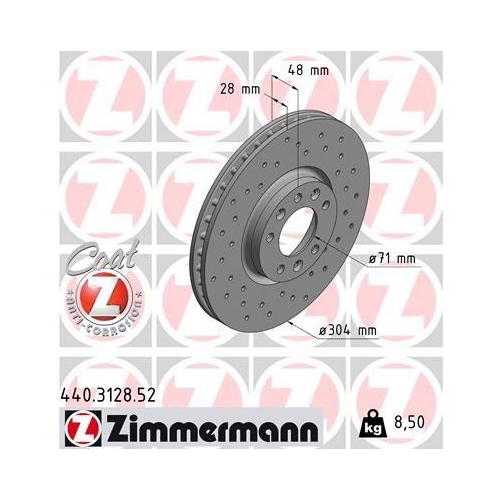 ZIMMERMANN Bremsscheibe SPORT Z