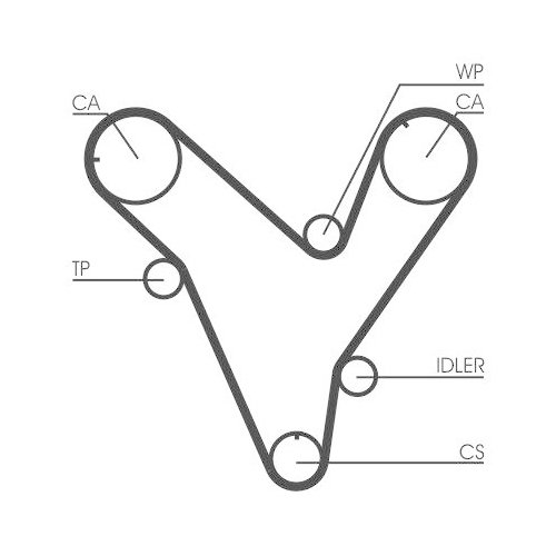 CONTINENTAL CTAM Zahnriemen