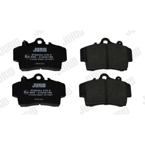 JURID Bremsbelagsatz, Scheibenbremse