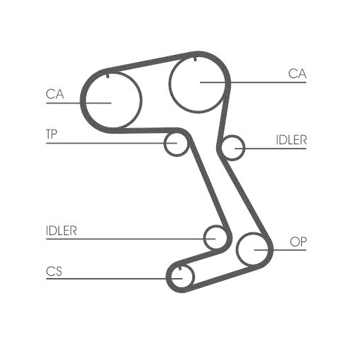CONTINENTAL CTAM Zahnriemen