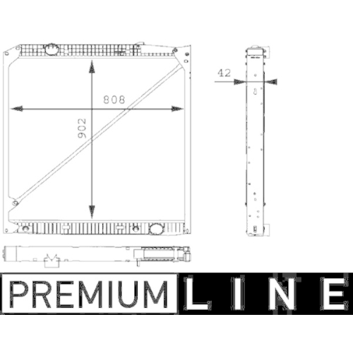 MAHLE Kühler, Motorkühlung BEHR *** PREMIUM LINE ***