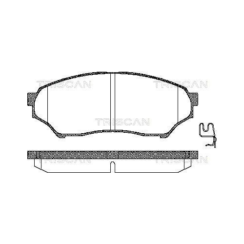 TRISCAN Bremsbelagsatz, Scheibenbremse