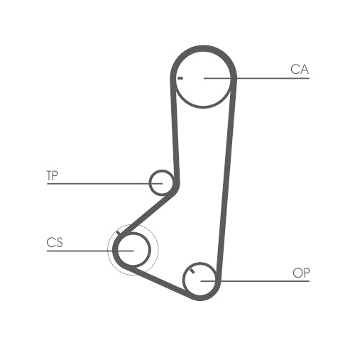 CONTINENTAL CTAM Zahnriemen