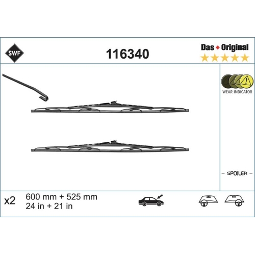 SWF Wischblatt DAS ORIGINAL SET