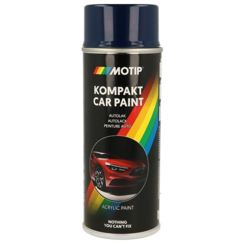 MOTIP Fahrzeug-Kombinationslack KOMPAKT AUTOLACK blau hochgl&auml;nzend 400 ml