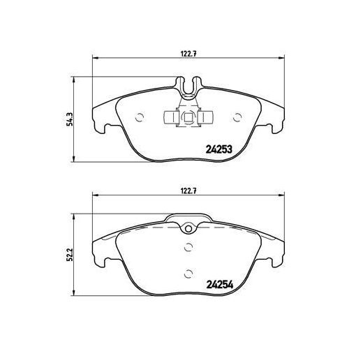 BREMBO Bremsbelagsatz, Scheibenbremse PRIME LINE